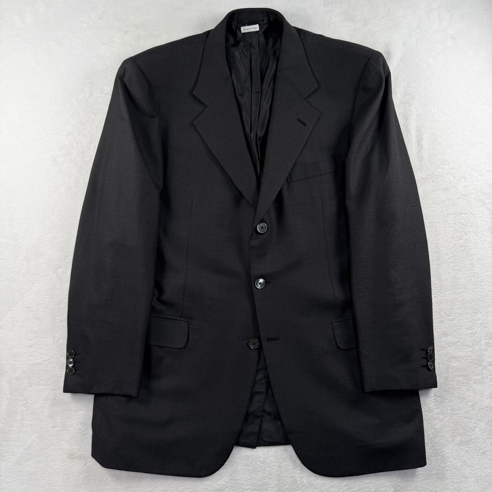 Brioni Palatino BESPOKE Suit Jacket Mens 42R Super 180's 3 Button Coat Italy
